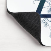 Tapis De Souris LETTRE MONOGRAPHIQUE Florale A (Coin)