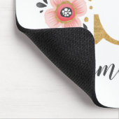 Tapis De Souris LETTRE MONOGRAPHIQUE INITIALE EN OR Rose S (Coin)