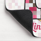 Tapis De Souris LETTRE MONOMOBILE L LION rose ENFANT (Coin)