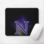 Tapis De Souris Lettre N (Avec souris)