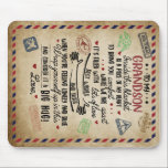 Tapis De Souris Lettre Personnalisée À Mon Grand-Fils, Cadeau D'An<br><div class="desc">Lettre Personnalisée À Mon Grand-Fils,  Cadeau D'Anniversaire</div>