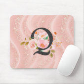 Tapis De Souris Lettre Q (Avec souris)