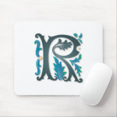 Tapis De Souris Lettre R monogramme (Avec souris)