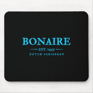 Tapis De Souris Lettre Rétro Bonaire Hommes Femmes Îles Abc C