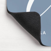Tapis De Souris Lettre Script A Bleu Argument Monographié (Coin)