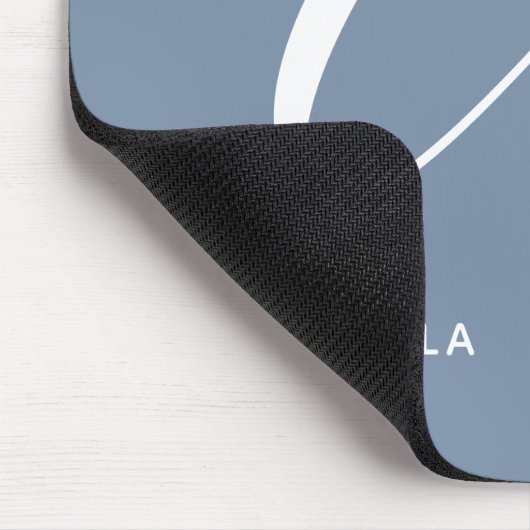 Tapis De Souris Lettre Script A Bleu Argument Monographié (Coin)