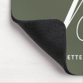 Tapis De Souris LETTRE Script B Jouet Vert Jouet Argument Monograp (Coin)