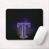 Tapis De Souris Lettre T (Avec souris)
