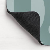 Tapis De Souris Lettre Turquoise coupée (Coin)