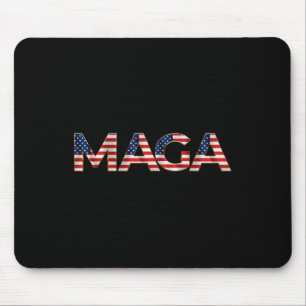 Tapis De Souris Lettres de drapeau de Usa méga 4 juillet 2024 Prés