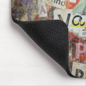 Tapis De Souris Lettres du journal Grunge (Coin)