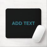Tapis De Souris Lettres éditées modifiables avec ombre portée<br><div class="desc">Texte audacieux et expressif,  personnaliser comme vous voulez!</div>