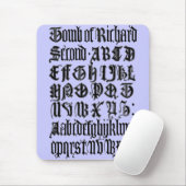 Tapis De Souris Lettres gothiques Souris (Avec souris)