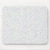 Tapis De Souris Lettres Mousepad (Devant)