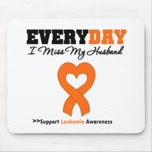 Tapis De Souris Leucémie chaque Mlle My Husband du jour I