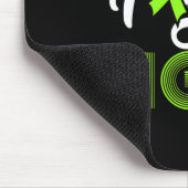 Tapis De Souris Leucémie Conscience Son combat est mon soutien de (Coin)
