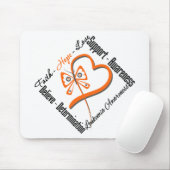 Tapis De Souris Leucémie Faith Hope Love Butterfly (Avec souris)