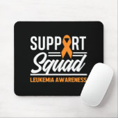 Tapis De Souris Leucémie Guerrier de soutien Escadron Leucémie Can (Avec souris)