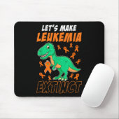 Tapis De Souris Leukemia Dinosaur Orange Ribbon Hématologue Repti (Avec souris)