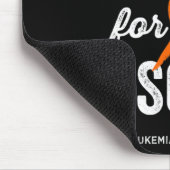 Tapis De Souris Leukemia Sensibilisation Je porte du ruban orange (Coin)