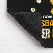 Tapis De Souris LEUKEMIA vient avec un mari qui n'abandonne jamais (Coin)