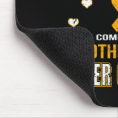 Tapis De Souris LEUKEMIA vient avec une mère qui n'abandonne jamai (Coin)