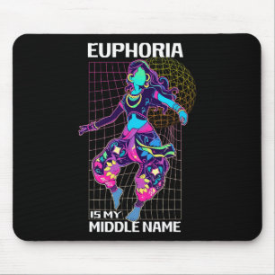 Tapis De Souris L'Euphorie Est Mon Moyen-Nom Rave Energy