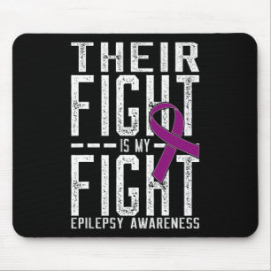 Tapis De Souris Leur combat est mon combat Epilepsie de combat