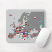 Tapis De Souris l'euro marque le mousepad (Avec souris)