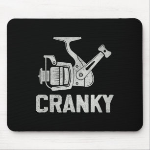 Tapis De Souris Leurre de pêche à la crank Bait Cranky drôle Fishe