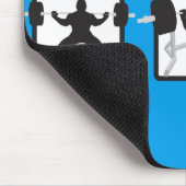 Tapis De Souris "Levage d'énergie" - Squale, Banc, Démonte (Coin)