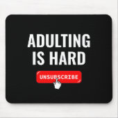 Tapis De Souris L'évaluation est difficile - Désabonner | Devis pe (Devant)