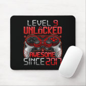 Tapis De Souris Level 9 Unlocked 9 Year Old For Boys 9th Birthday (Avec souris)