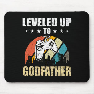 Tapis De Souris Leveled Jusqu'Au Parrain Vidéo Gamer Jeu 3