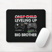 Tapis De Souris Leveling To Big Brother Shirt - Jeu Vidéo Jouer (Avec souris)