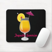 Tapis De Souris Lever de soleil à la tequila (Avec souris)