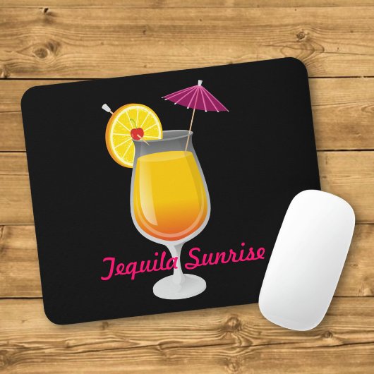 Tapis De Souris Lever de soleil à la tequila