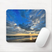 Tapis De Souris Lever de soleil au Beach Mouse Mat (Avec souris)