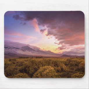 Tapis De Souris Lever de soleil dans la vallée d' Owens