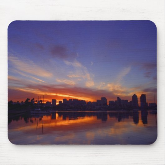 Tapis De Souris Lever de soleil de baie de San Diego (Devant)