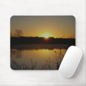 TAPIS DE SOURIS LEVER DE SOLEIL D'HIVER (Avec souris)