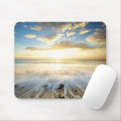 Tapis De Souris Lever de soleil d'or (Avec souris)
