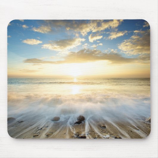 Tapis De Souris Lever de soleil d'or (Devant)