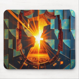 Tapis De Souris Lever de soleil dystopique