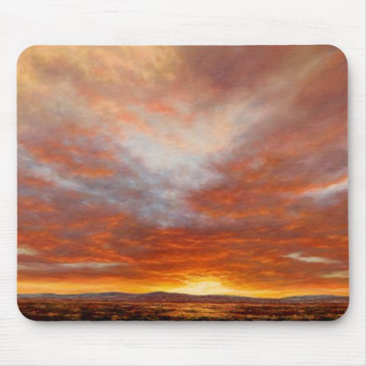 Tapis De Souris Lever de soleil inspiré Mousepad (Devant)