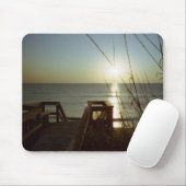 Tapis De Souris Lever de soleil, Outerbanks OR (Avec souris)