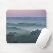 Tapis De Souris Lever de soleil rose au-dessus d'un mousepad de (Avec souris)