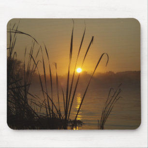 Tapis De Souris Lever de soleil sur le lac