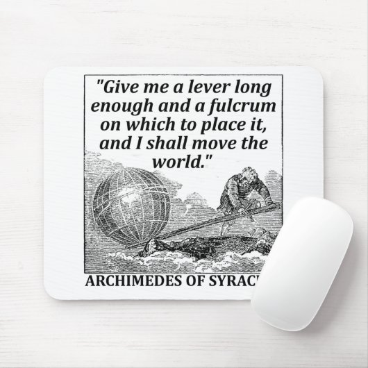 Tapis De Souris Levier d'Archimède (Avec souris)