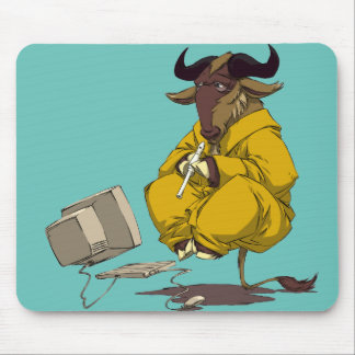 Tapis De Souris Lévitation, méditation et lecture de flûtes GNU